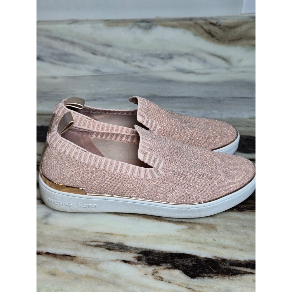 Michael Kors Blush Pink Slip-On Sneakers - Picture 5 of 12